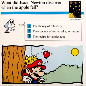 What did Isaac Newton discover when the apple fell- (Front).png